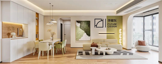 興公館122㎡ | 溫馨治愈奶油風(fēng)，每一幀都超級(jí)治愈?。?！